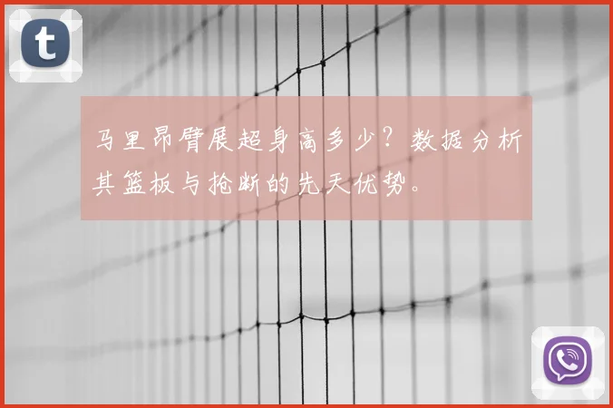 马里昂臂展超身高多少？数据分析其篮板与抢断的先天优势。